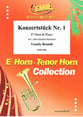 Konzertstuck #1 Eb Horn and Piano cover